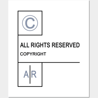 All Rights Reserved - copyright Posters and Art